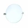 Gatco Latitude 2 Round Mirror in Satin Nickel