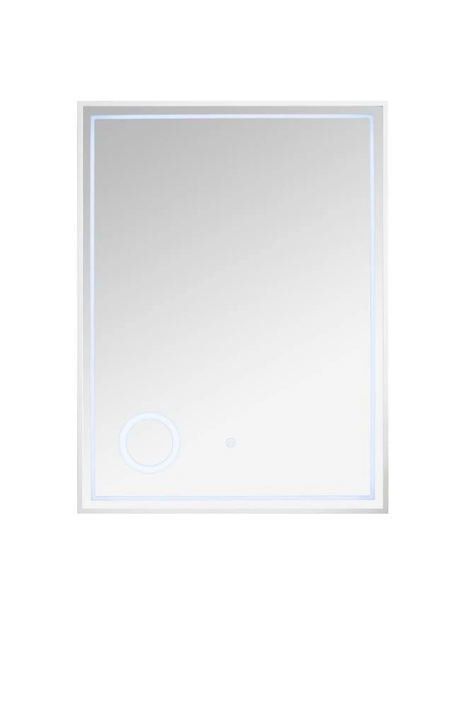 James Martin Vanities 23-5/8 in. Rectangular LED Mirror in Glossy White 1 James Martin Vanities 23-5/8 in. Rectangular LED Mirror in Glossy White
