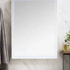 James Martin Vanities 23-5/8 in. Rectangular LED Mirror in Glossy White 11 James Martin Vanities 23-5/8 in. Rectangular LED Mirror in Glossy White -Lotus & Windoware, Inc. Shop Query 1624
