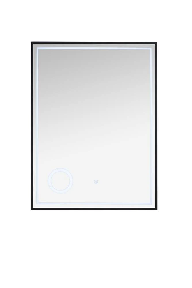 James Martin Vanities 23-5/8 in. Rectangular LED Mirror in Matte Black 1 James Martin Vanities 23-5/8 in. Rectangular LED Mirror in Matte Black