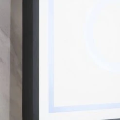 James Martin Vanities 23-5/8 in. Rectangular LED Mirror in Matte Black 8 James Martin Vanities 23-5/8 in. Rectangular LED Mirror in Matte Black -Lotus & Windoware, Inc. Shop Query 1627