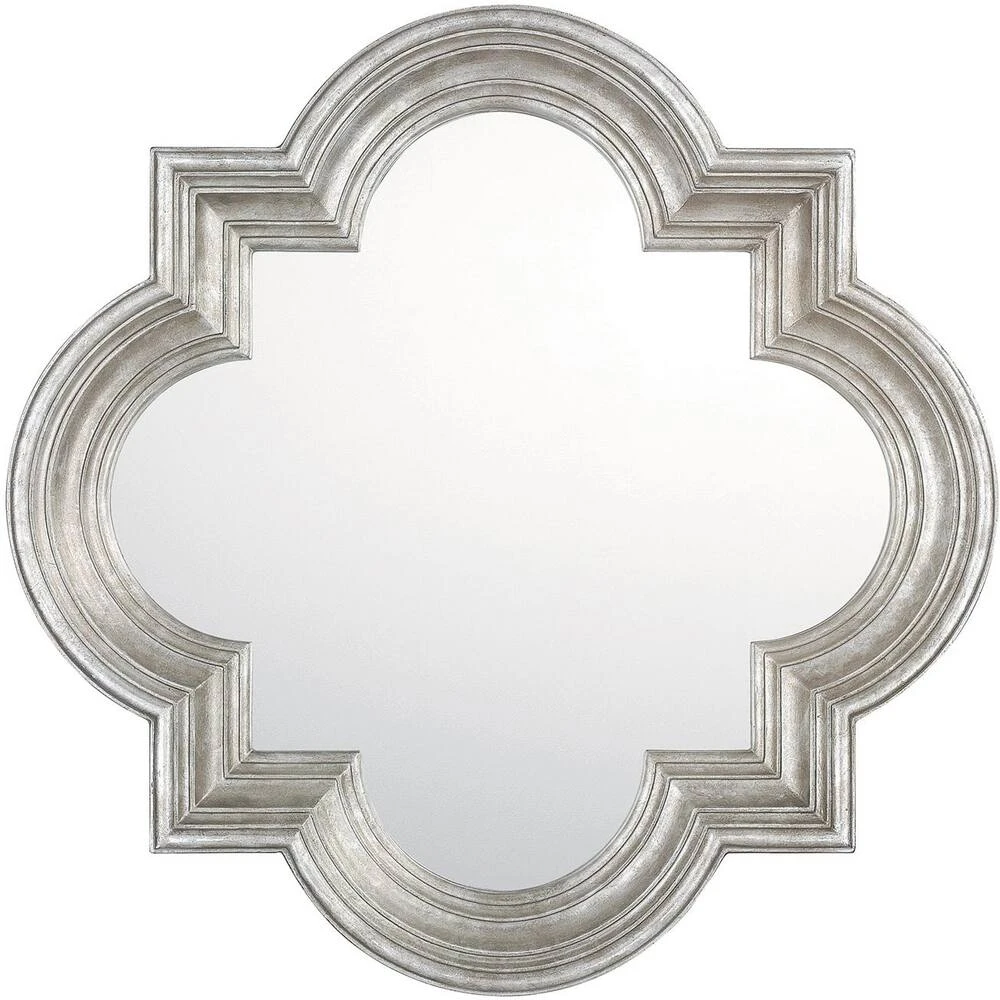 Capital Lighting 34 in. Decorative Mirror in Antique Silver 1 Capital Lighting 34 in. Decorative Mirror in Antique Silver