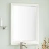 Signature Hardware Davyn 24 in. Rectangular Mirror in White