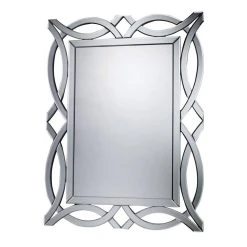 Elk Home Miramar Rectangle Framed Mirror in Clear