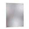 Bobrick 17-1/2 in. Stainless Steel Frameless Rectangle Mirror
