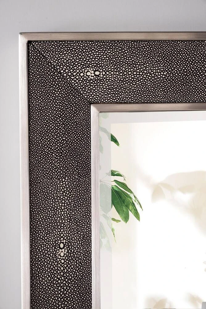 James Martin Vanities Element 28 in. Mirror, Silver with Charcoal 5 James Martin Vanities Element 28 in. Mirror, Silver with Charcoal - Image 5