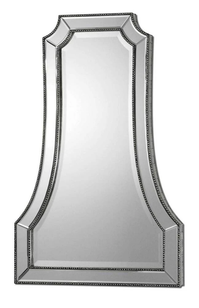 Uttermost Company Cattaneo 40-1/4 x 26-1/4 in. Mirror in Silver 1 Uttermost Company Cattaneo 40-1/4 x 26-1/4 in. Mirror in Silver