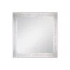 Eurofase 32 x 32 in. Square Edge Mirror in Silver