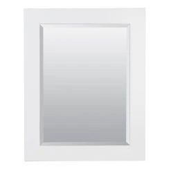 Lotus & Windoware, Inc. Shop 17 American Pride 29 x 41 in. Decorative MDF Framed Beveled Mirror in White