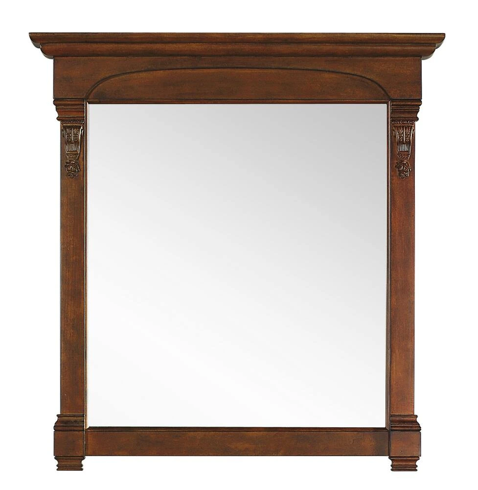 James Martin Vanities Brookfield 39.5 in. Mirror, Warm Cherry 2 James Martin Vanities Brookfield 39.5 in. Mirror, Warm Cherry - Image 2