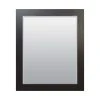 American Pride 24 x 36 in. Beveled Edge Framed Mirror in Espresso