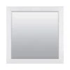 American Pride 30 x 36 in. Beveled Edge Framed Mirror in White