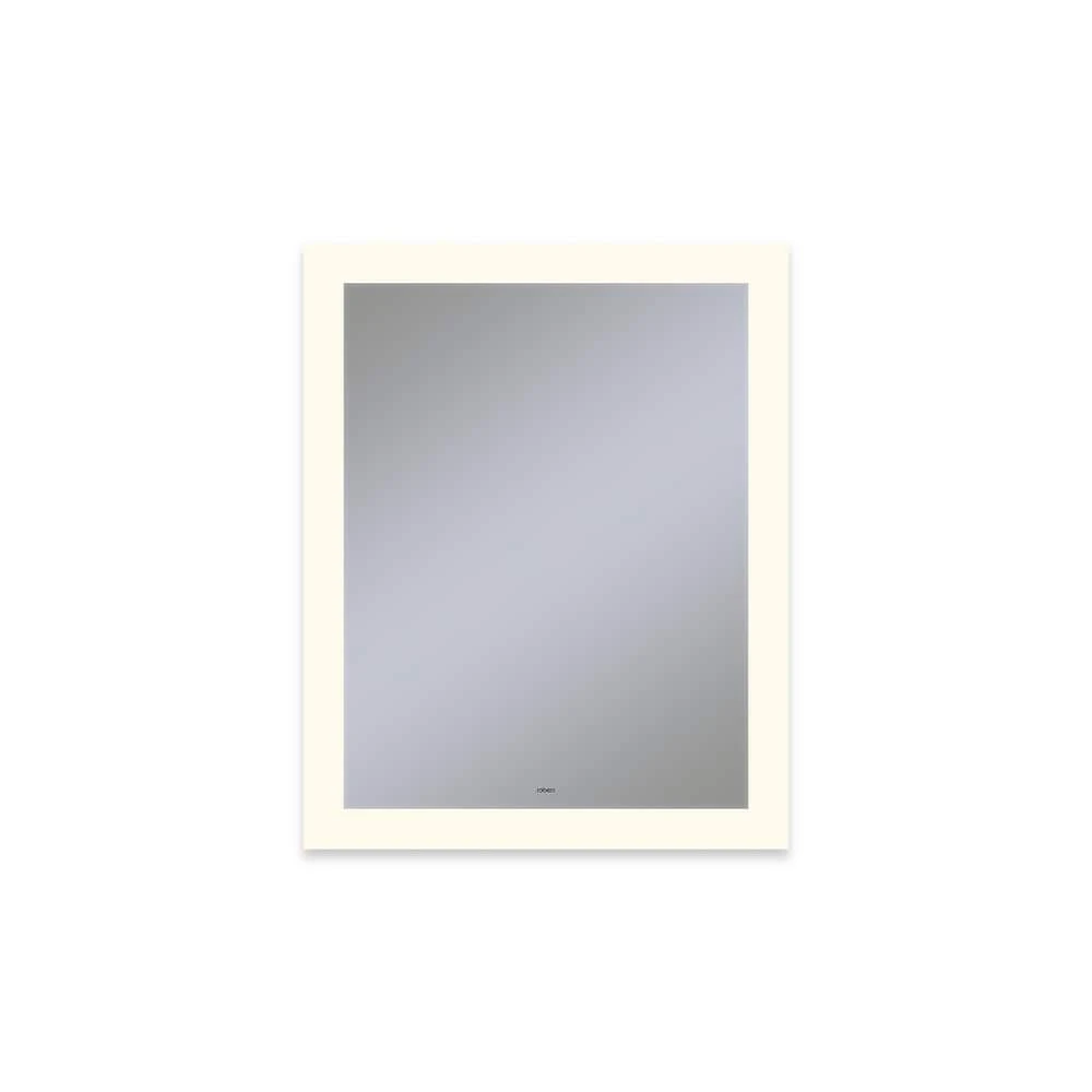Robern Vitality 24 x 30 in. 2700K Anodized Aluminum Frameless Rectangle Mirror with Light Perimeter 2 Robern Vitality 24 x 30 in. 2700K Anodized Aluminum Frameless Rectangle Mirror with Light Perimeter - Image 2