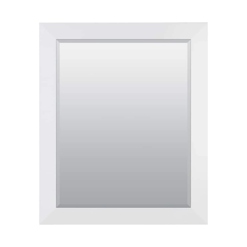 American Pride 36 x 36 in. Beveled Edge Framed Mirror in White 1 American Pride 36 x 36 in. Beveled Edge Framed Mirror in White