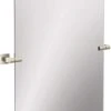 Moen Triva 27-7/16 x 36 in. Mirror with Decorative Hardware in Brushed Nickel