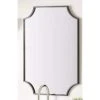 Signature Hardware Ulric 23-7/8 in. Iron Vanity Mirror in Black Powder Coat