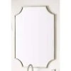 Signature Hardware Ulric 23-7/8 in. Iron Vanity Mirror in Antique Silver