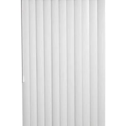 Lotus & Windoware, Inc. 104 x 96 in. PVC, Vinyl and Steel Vertical Blind in White