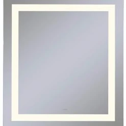 Robern Vitality 24 x 40 in. 2700K Anodized Aluminum Frameless Rectangle Mirror with Light Inset