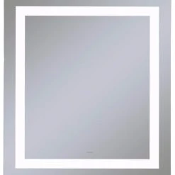 Robern Vitality 24 x 40 in. 4000K Anodized Aluminum Frameless Rectangle Mirror with Light Inset