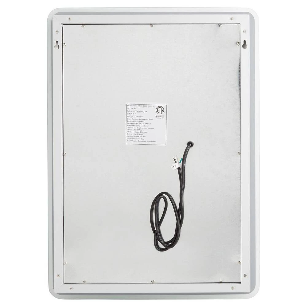 Signature Hardware Winnberg 32 in. Rectangular Lighted Mirror with Tunable LED in Silver 1 Signature Hardware Winnberg 32 in. Rectangular Lighted Mirror with Tunable LED in Silver