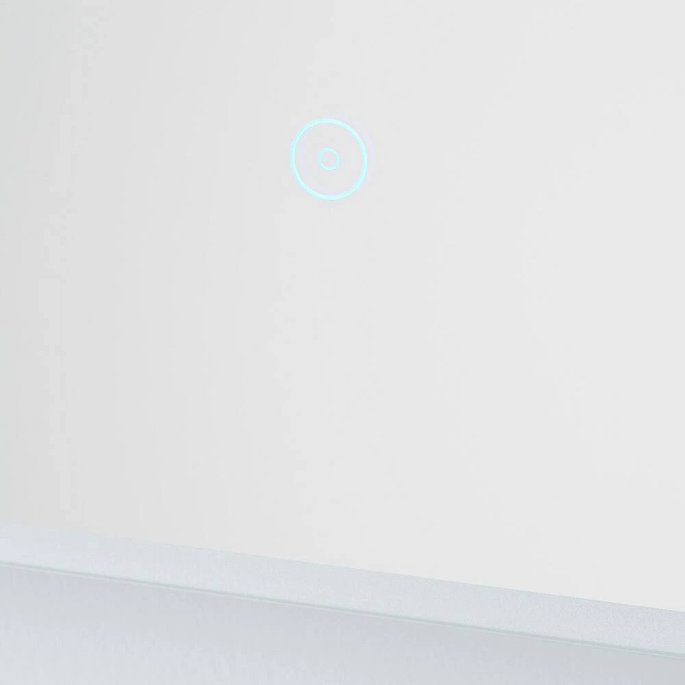 Signature Hardware Winnberg 32 in. Rectangular Lighted Mirror with Tunable LED in Silver 4 Signature Hardware Winnberg 32 in. Rectangular Lighted Mirror with Tunable LED in Silver - Image 4