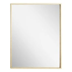 Signature Hardware Dampier 24 in. Rectangle Vanity Mirror in Gold Leaf -Lotus & Windoware, Inc. Shop Query 421
