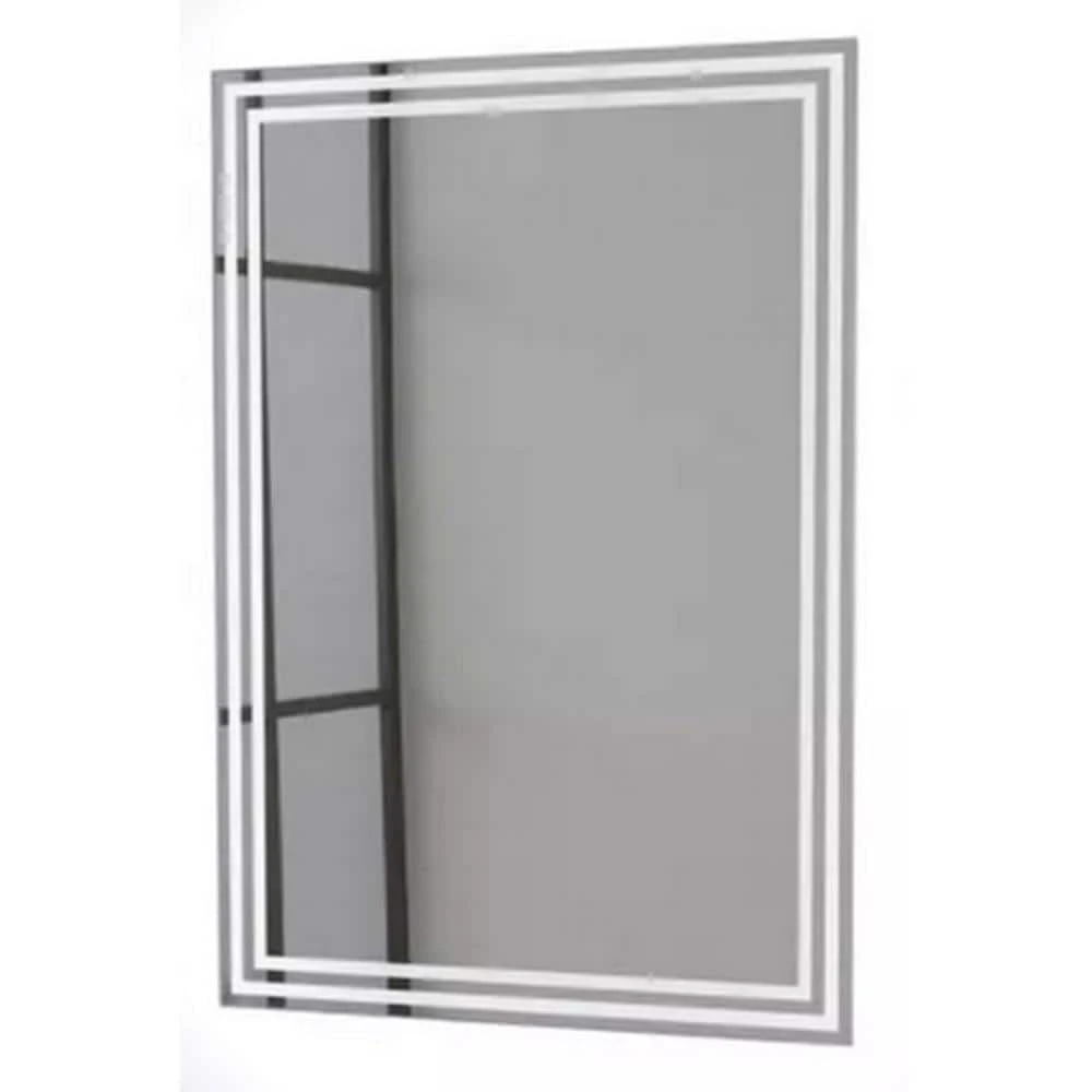Signature Hardware Harrington 20 in. Rectangular Lighted Mirror with Tunable LED in Silver 1 Signature Hardware Harrington 20 in. Rectangular Lighted Mirror with Tunable LED in Silver