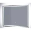 Signature Hardware Harrington 32 in. Rectangular Lighted Mirror with Tunable LED in Silver