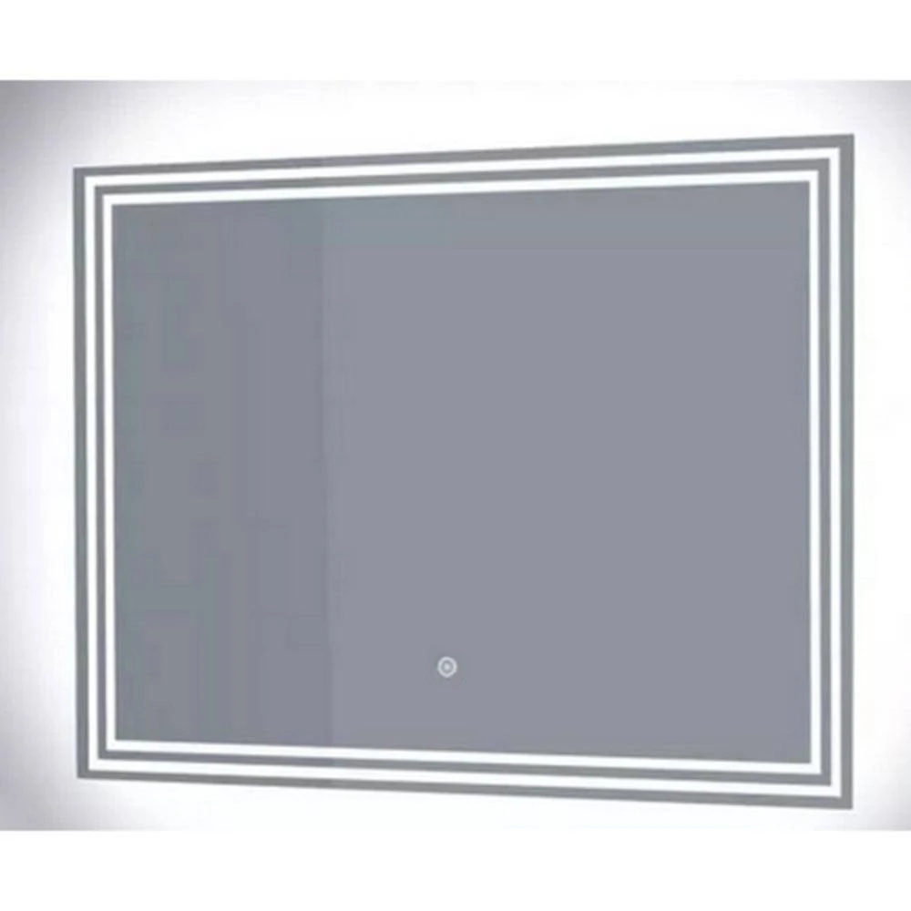 Signature Hardware Harrington 32 in. Rectangular Lighted Mirror with Tunable LED in Silver 1 Signature Hardware Harrington 32 in. Rectangular Lighted Mirror with Tunable LED in Silver
