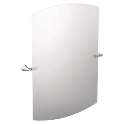 Moen Flaraâ„¢ 37-3/4 x 30 x 3-3/16 in. Rectangular Flat Edge Tilting Mirror in Chrome