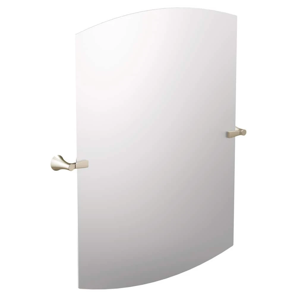 Moen Flara™ 37-3/4 x 30 x 3-3/16 in. Rectangular Flat Edge Tilting Mirror in Polished Nickel 1 Moen Flara™ 37-3/4 x 30 x 3-3/16 in. Rectangular Flat Edge Tilting Mirror in Polished Nickel