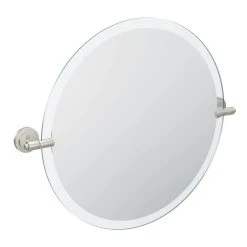 Moen Iso™ Mirror with Decorative Hardware in Brushed Nickel