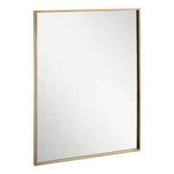 Signature Hardware Dampier 24 in. Rectangle Vanity Mirror in Antique Brass -Lotus & Windoware, Inc. Shop Query 522