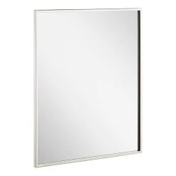 Signature Hardware Dampier 24 in. Rectangle Vanity Mirror in Nickel 7 Signature Hardware Dampier 24 in. Rectangle Vanity Mirror in Nickel -Lotus & Windoware, Inc. Shop Query 525