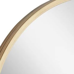 Signature Hardware Cocamo 24 in. Oval Vanity Mirror in Antique Brass -Lotus & Windoware, Inc. Shop Query 535