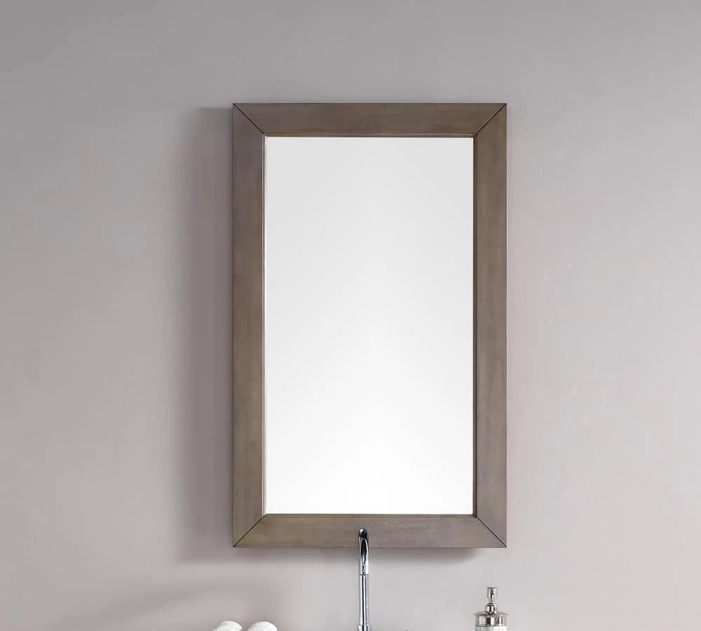 James Martin Vanities Chicago 26 in. Mirrror, Whitewashed Walnut 1 James Martin Vanities Chicago 26 in. Mirrror, Whitewashed Walnut