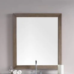 James Martin Vanities Chicago 48 in. Mirror, Whitewashed Walnut