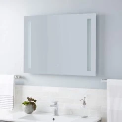Signature Hardware Curie 32 x 24 in. LED Mirror with Touch Sensor 11 Signature Hardware Curie 32 x 24 in. LED Mirror with Touch Sensor -Lotus & Windoware, Inc. Shop Query 589