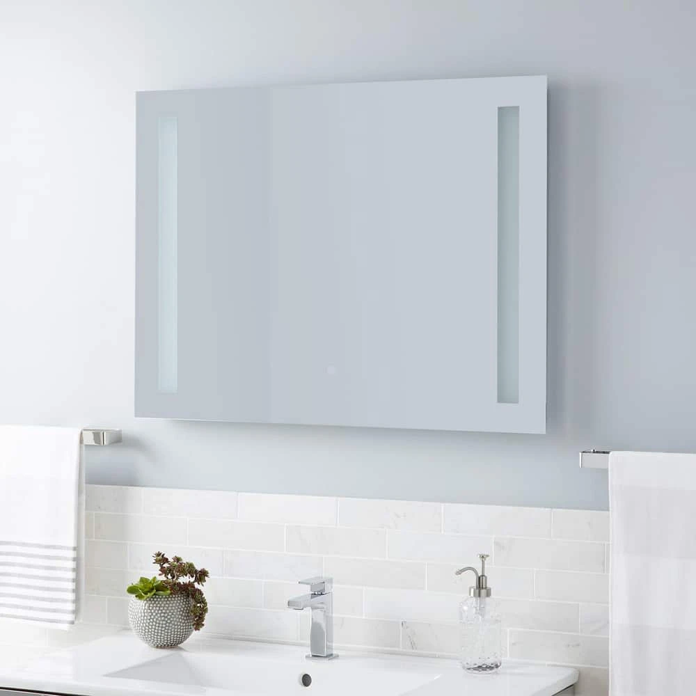 Signature Hardware Curie 32 x 24 in. LED Mirror with Touch Sensor 6 Signature Hardware Curie 32 x 24 in. LED Mirror with Touch Sensor - Image 6