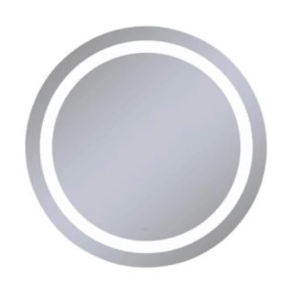 Robern Vitality 30 in. 4000K Anodized Aluminum Frameless Round Mirror with Light Inset 1 Robern Vitality 30 in. 4000K Anodized Aluminum Frameless Round Mirror with Light Inset