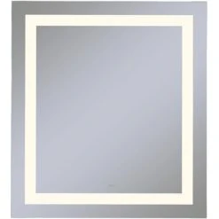 Robern Vitality 24 x 30 in. 4000K Anodized Aluminum Frameless Rectangle Mirror with Light Inset