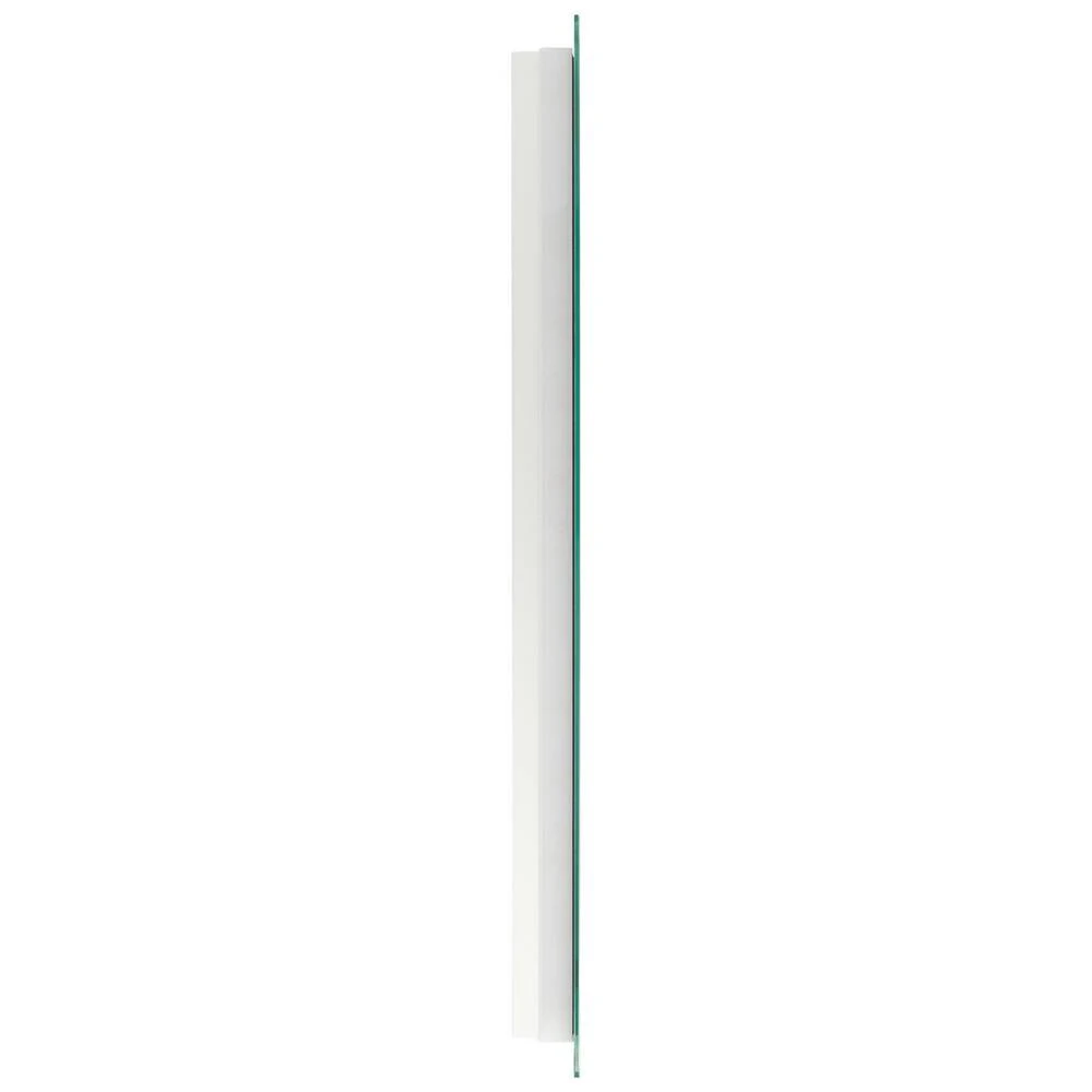 Signature Hardware Fleming 32 in. Rectangular Lighted Mirror with Tunable LED in Silver 6 Signature Hardware Fleming 32 in. Rectangular Lighted Mirror with Tunable LED in Silver - Image 6