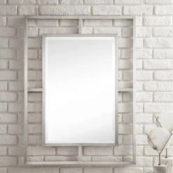James Martin Vanities 30 in. Rectangular Mirror in Brushed Nickel 10 James Martin Vanities 30 in. Rectangular Mirror in Brushed Nickel -Lotus & Windoware, Inc. Shop Query 608