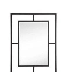James Martin Vanities 30 in. Rectangular Mirror in Matte Black