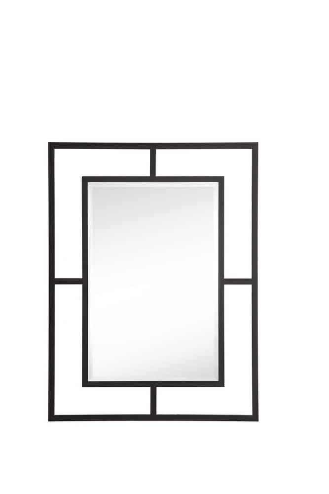 James Martin Vanities 30 in. Rectangular Mirror in Matte Black 1 James Martin Vanities 30 in. Rectangular Mirror in Matte Black