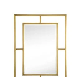 James Martin Vanities 30 in. Rectangular Mirror in Radiant Gold