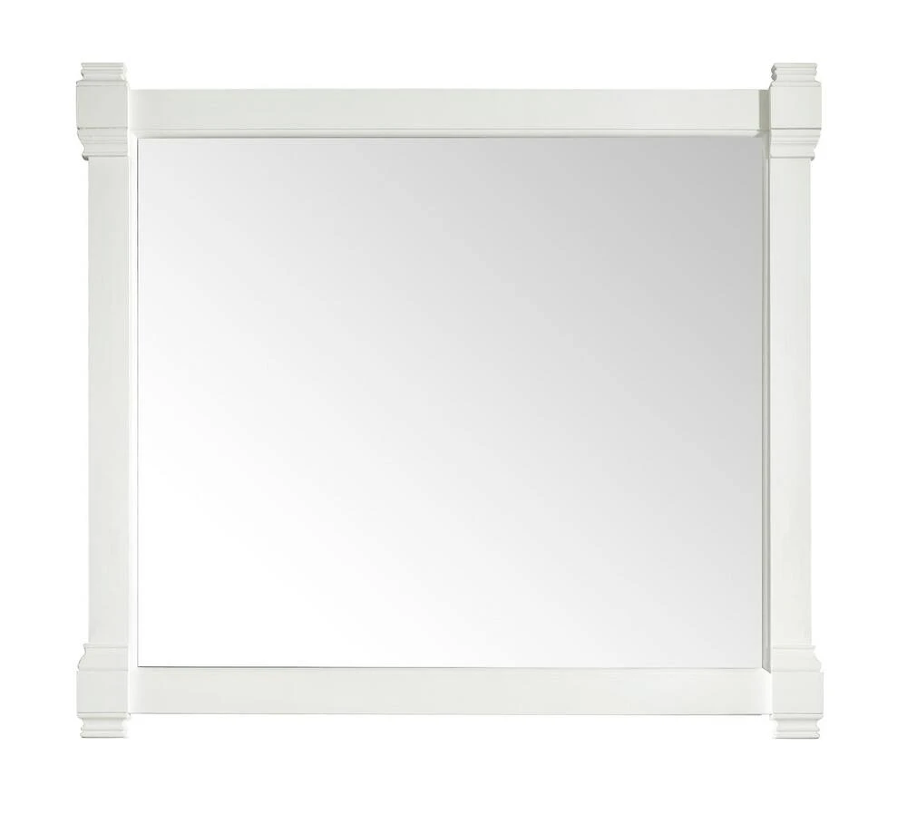 James Martin Vanities 42-15/16 in. Mirror in Bright White 1 James Martin Vanities 42-15/16 in. Mirror in Bright White