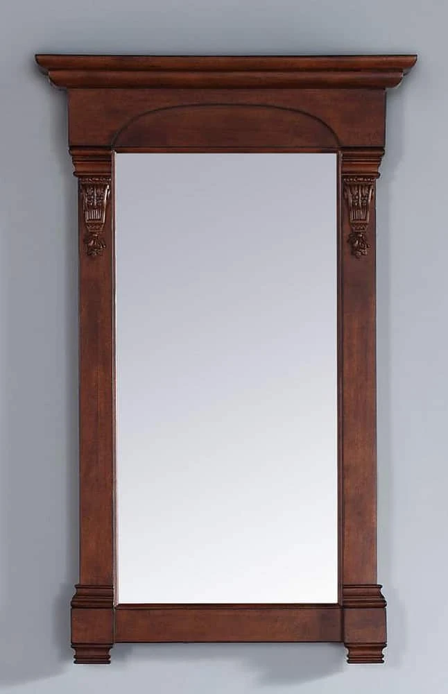 James Martin Vanities Brookfield 26 in. Mirror, Warm Cherry 1 James Martin Vanities Brookfield 26 in. Mirror, Warm Cherry