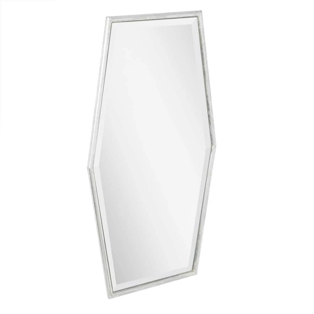 Signature Hardware Tenaya 20-3/8 x 36 x 3/4 in. Hexagonal Decorative Vanity Mirror in Gold Leaf 3 Signature Hardware Tenaya 20-3/8 x 36 x 3/4 in. Hexagonal Decorative Vanity Mirror in Gold Leaf - Image 3